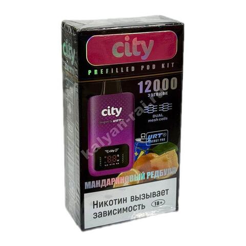 City Energy Pro URT POD Kit - Мандариновый Ред Булл 12000 затяжек