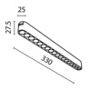 Трековый светильник Maytoni Points TR082-1-18W3K-M-B