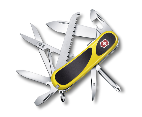 Нож Victorinox EvoGrip S18, 85 мм, 15 функций, желтый