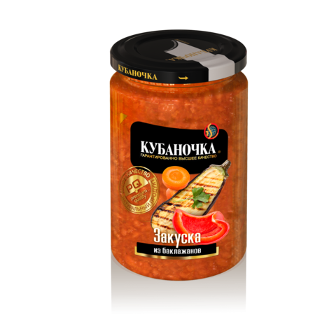 Закуска из баклажанов с овощами ТМ Кубаночка ст/б 360г