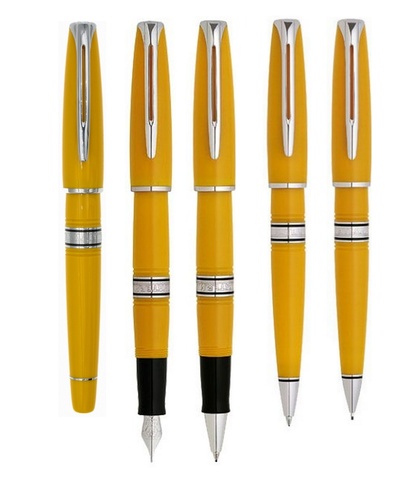 Ручка перьевая Waterman Charleston Citrine Yellow CT, M (S0117630)