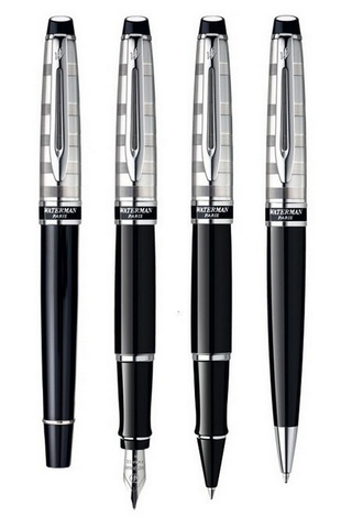 Ручка шариковая Waterman Expert Deluxe Black CT (S0889660)