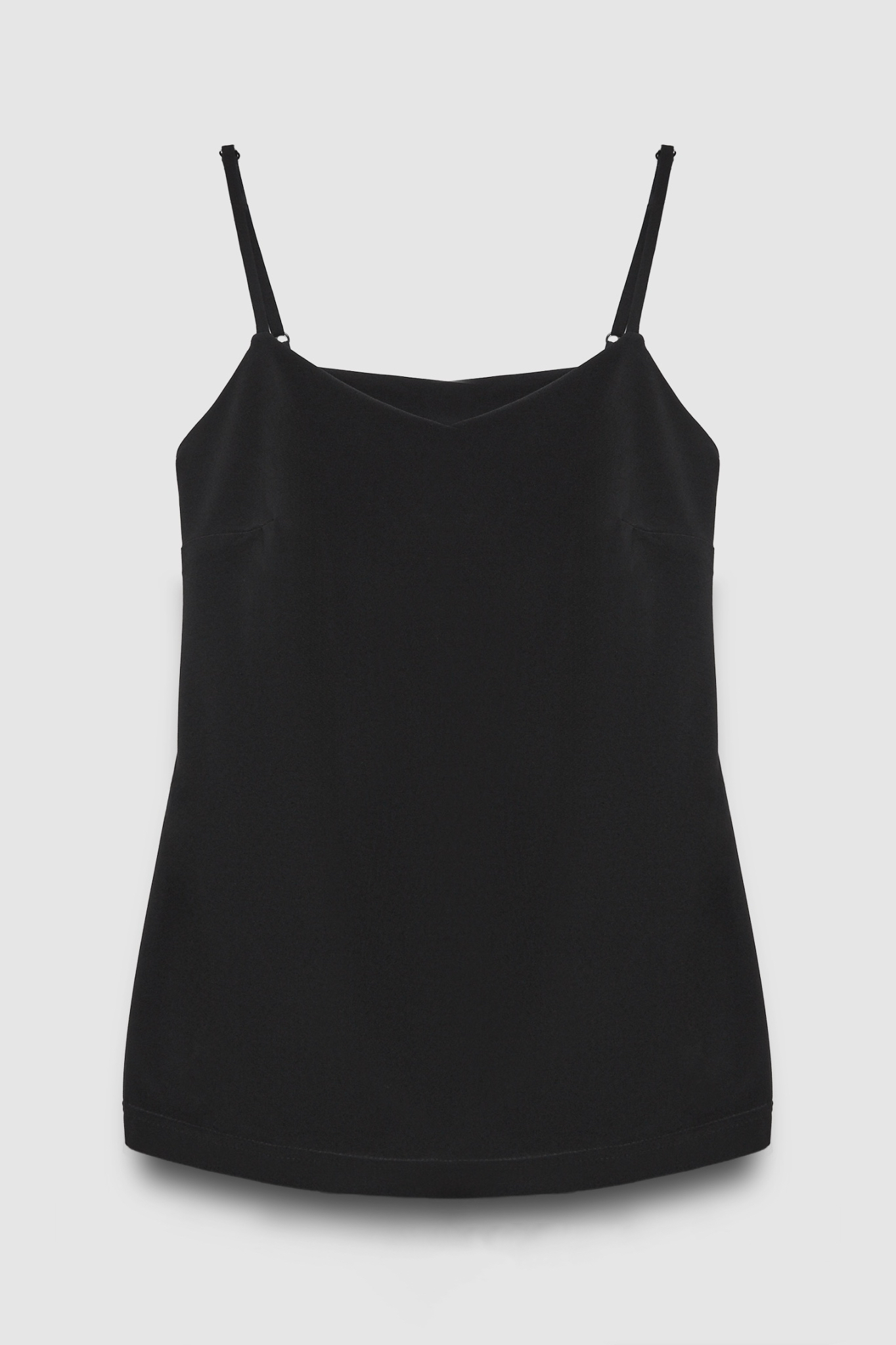 Топ двухслойный; черный