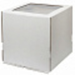 Коробка 24*24*26см с ОКНОМ МИКРОГОФРОКАРТОН