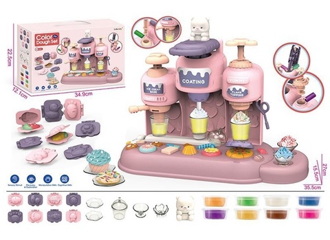 Набор морожено с прессом 14 эл, 8 пластил, 35*23