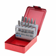 Набор бор-фрез твердосплавных 10шт HM S=6мм Ruko 116003(K)