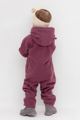 комбинезон  для девочки  ФЛ 60007/амарант