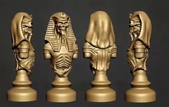 Силиконовый молд Шахматная фигура Мумия Большая