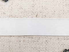 Резинка тканая, ш. 8 см, пр-во Латвия, белый