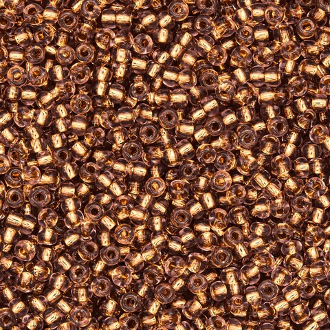 Японский бисер TOHO Round 11/0 (№754), с внутренним покрытием золотом 24K, прозрачный