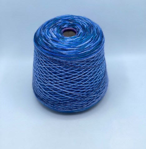 Filati Vinezia, Calzeteria,400м.75% Меринос, 25% Полиамид, Синий, деграде, 37511