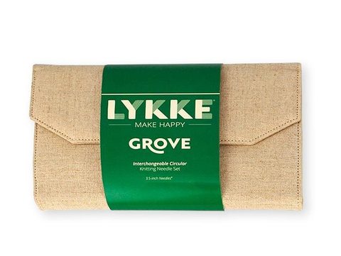 Набор укороченных бамбуковых разъемных спиц Lykke Grove Beige 7 см