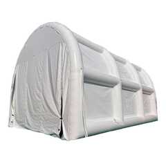 Надувной шатёр для техники белого цвета, 12*8*7 м
