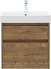 Aquanet 348189 Тумба с раковиной Nova Lite 2.0 60 2 ящ. цв. дуб рустикальный (348189)