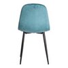 Стул Бриз/BREEZE (mod. 4724) металл черный /велюр бирюзовый