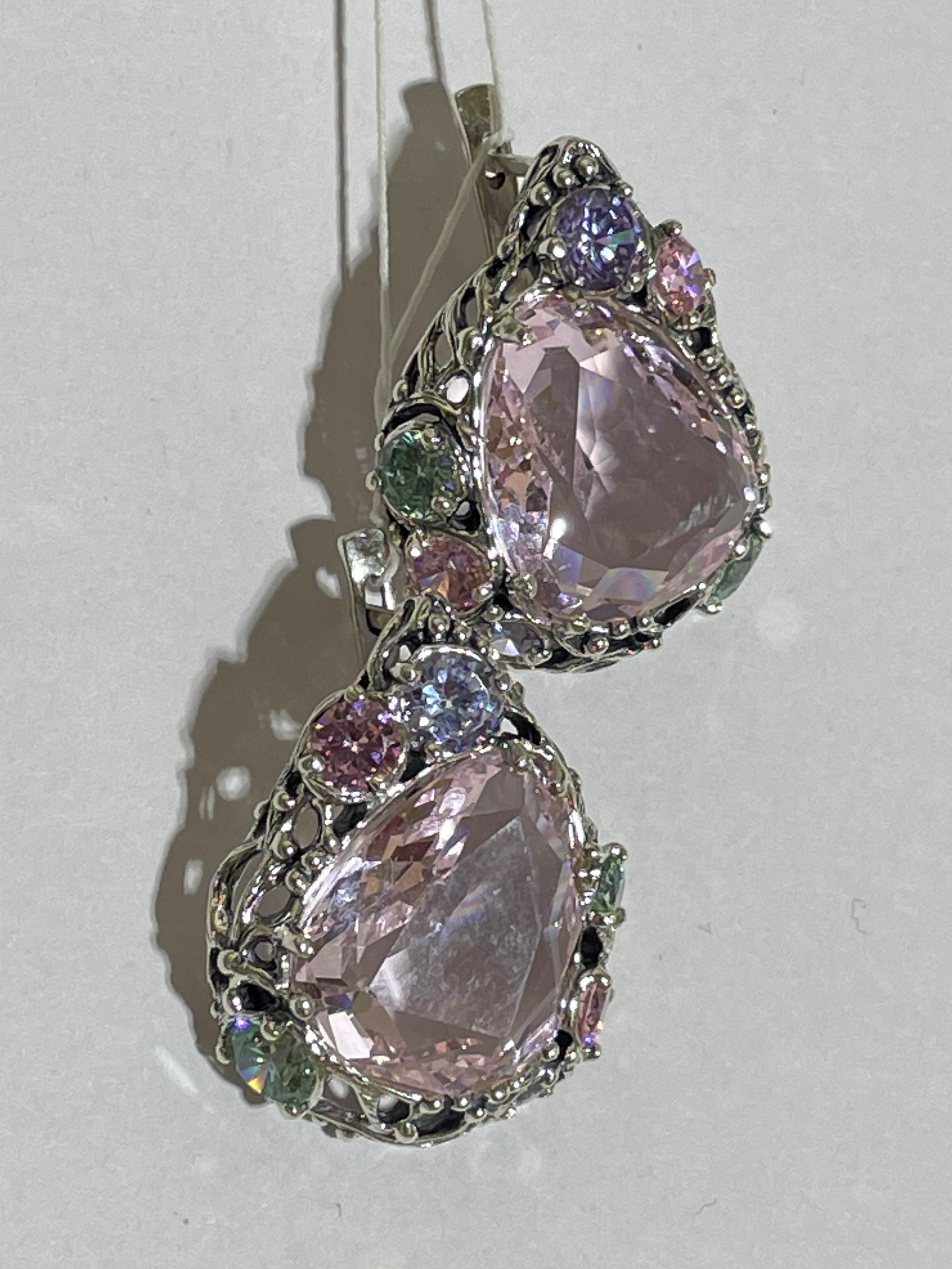 Даная (серьги из серебра)