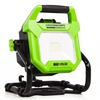 LED-прожектор Greenworks G82WLH с гибридным питанием, 82V / 220V, 1250/2500 лм, крюк для подвеса, крепление на стену, кабель 30 см, без АКБ и ЗУ (3504007) — фото 3
