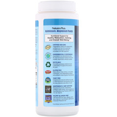 Nature's Plus, Kalmassure, порошкообразный магний, со вкусом апельсина, 400 мг, 522 г (1,15 фунта)