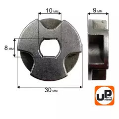 Звездочка ведущая UNITED PARTS для эл. пил (MAKITA UC3020A (90-0168)