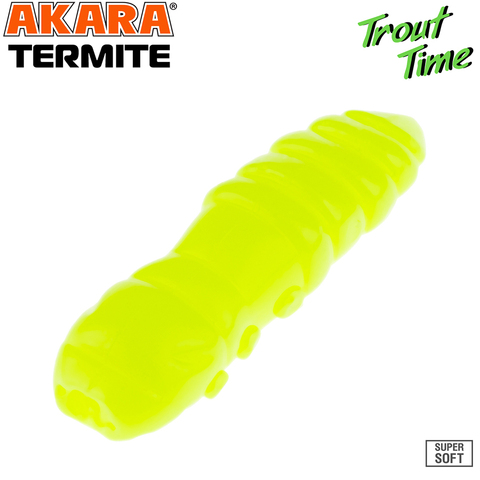 Силиконовая приманка Akara Trout Time TERMITE 1,5 Cheese 04Y (10 шт.)