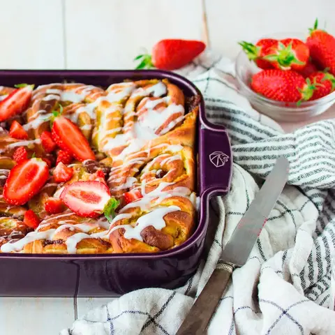 Прямоугольная форма для запекания 40х25.7см 5.2л Peugeot Eggplant