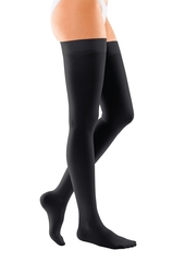 Чулки с силиконовой резинкой закрытый носок duomed