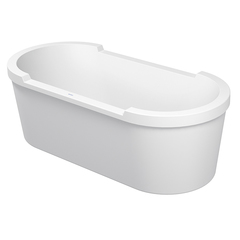 Duravit STARCK Ванна акриловая  отдельностоящая 1900x900 mm, с 2 наклонами  для спины , с панелью и ножками, цвет белый  700012000000000 фото