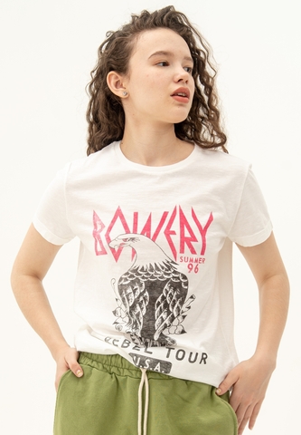 Футболка Bowery NYC "Rebel Tour" Optic White