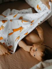 Двусторонний плед Mjölk Лисички, уценка