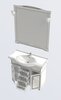 Aquanet 172698 Компл.2 - Тумба Луис 100 (007) цв.бежевый (172698)