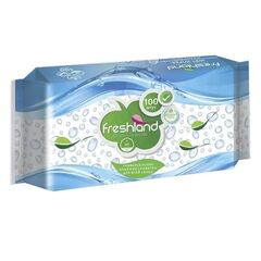 Влажные салфетки Freshland 100 шт "Универсальные" (16А)