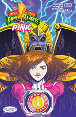 Power Rangers PINK #1 с автографом Меган Хатчинсон