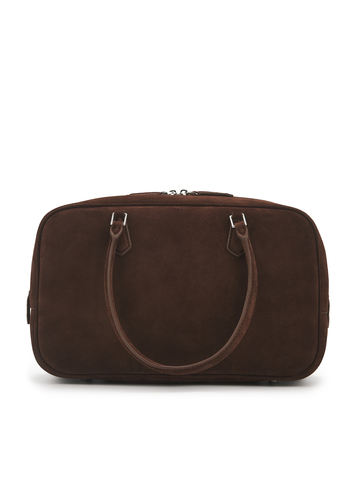 Сумка ROMA M NEW замша шоколадного цвета