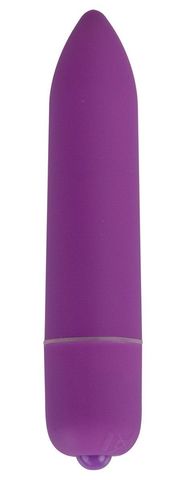 Фиолетовая удлинённая вибропуля Power Bullet Purple - 8,3 см. - Shots Media BV Shots Toys SHT048PUR