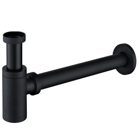 BelBagno BB-SMT2-NERO Сифон для раковины, чёрный