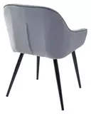 фото 3 Стул BREEZE BLUVEL-06 BLUE, велюр/ черный каркас М-City на profcook.ru
