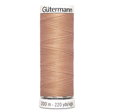 Нить Sew-All 200 м, Gutermann, 938 бежево-желтый