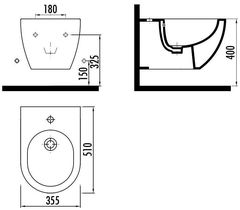 БИДЕ ПОДВЕСНОЕ RAVAK UNI CHROME