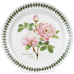 Тарелка десертная 18см Portmeirion Ботанический сад Розы Скаборо Розовая роза