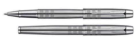 Ручка-роллер Parker IM Premium T222 Chrome Chiseled CT (S0908650)