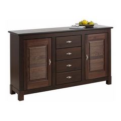 Комод с ящиками высокий на ножках Рауна 24 (колониал), 149x84x37 см