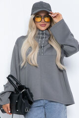 Свитшот Сати (серый) Б12553-7 LT Collection