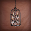 Люстра Vintage birdcage 4+4 лампы D45