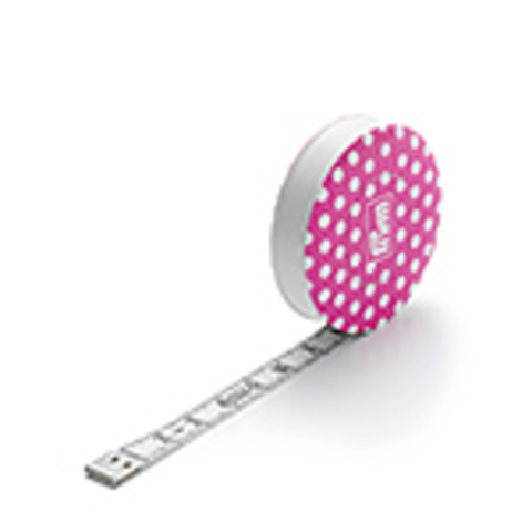 Рулетка портновская Prym Love с сантиметровой шкалой 1.5м, розовая