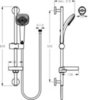 Смесители с душевым гарнитуром Ideal Standard CeraPlan III B1118AA