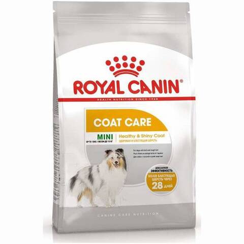 Royal Canin Mini Coat Care сухой корм для взрослых и стареющих собак мелких размеров 1 кг