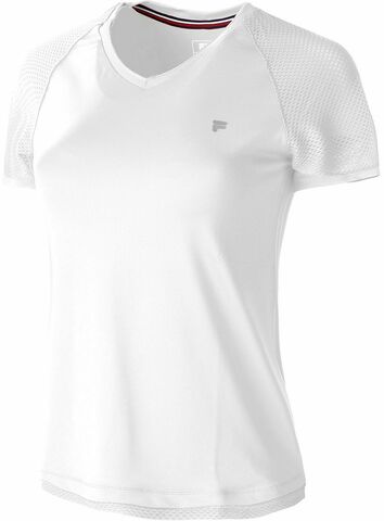 Женская теннисная футболка Fila T-Shirt Johanna W - white