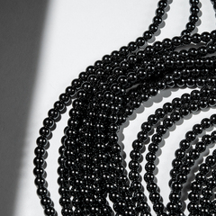 Гематин (гематит), оттенок "Gun metal", шар (разделитель) 6,1мм