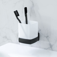 Стеклянный стакан с настенным держателем, AM.PM Gem - A9034322