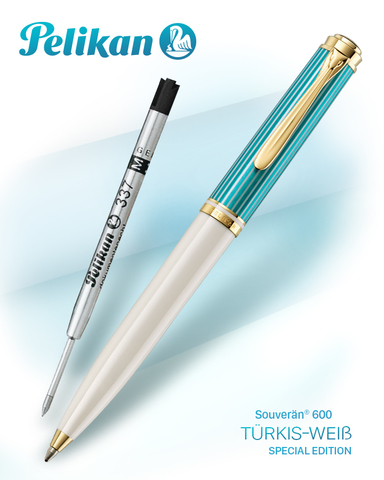 Pelikan Souverän® M 600 Turquoise-White